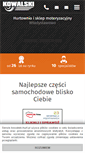 Mobile Screenshot of kowalski-hurt.pl